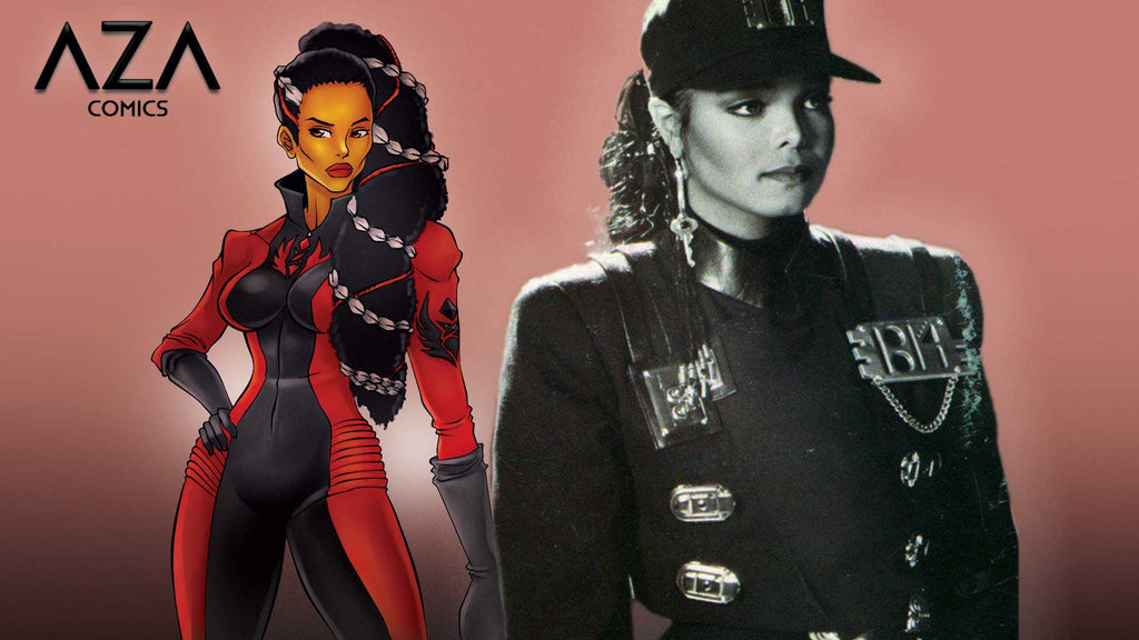 How Janet Jackson Inspired This Aza Comics Superhero