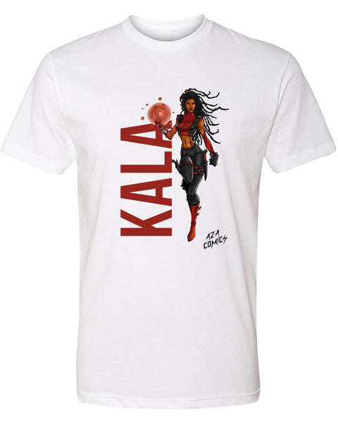 Aza Comics Kala The Keepers White Graphic Tee